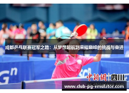 成都乒乓联赛冠军之路：从梦想起航到荣耀巅峰的挑战与奋进