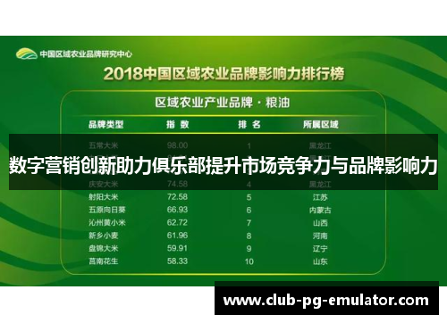 数字营销创新助力俱乐部提升市场竞争力与品牌影响力